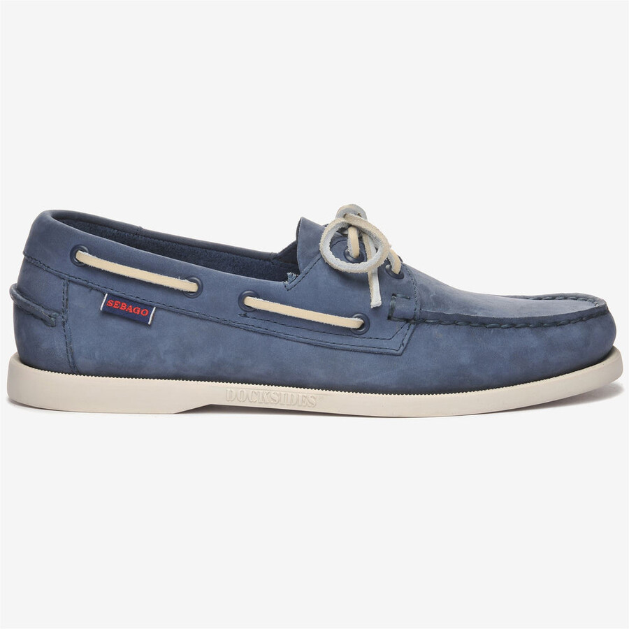 docksides portland nubuck bleu marine