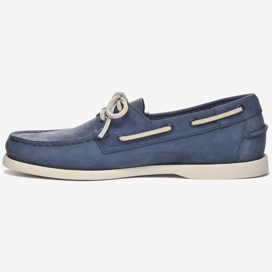 docksides portland nubuck bleu marine