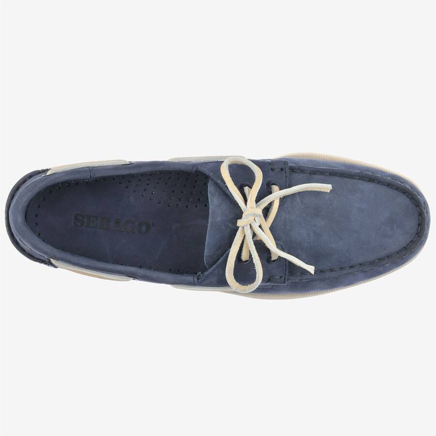 docksides portland nubuck bleu marine