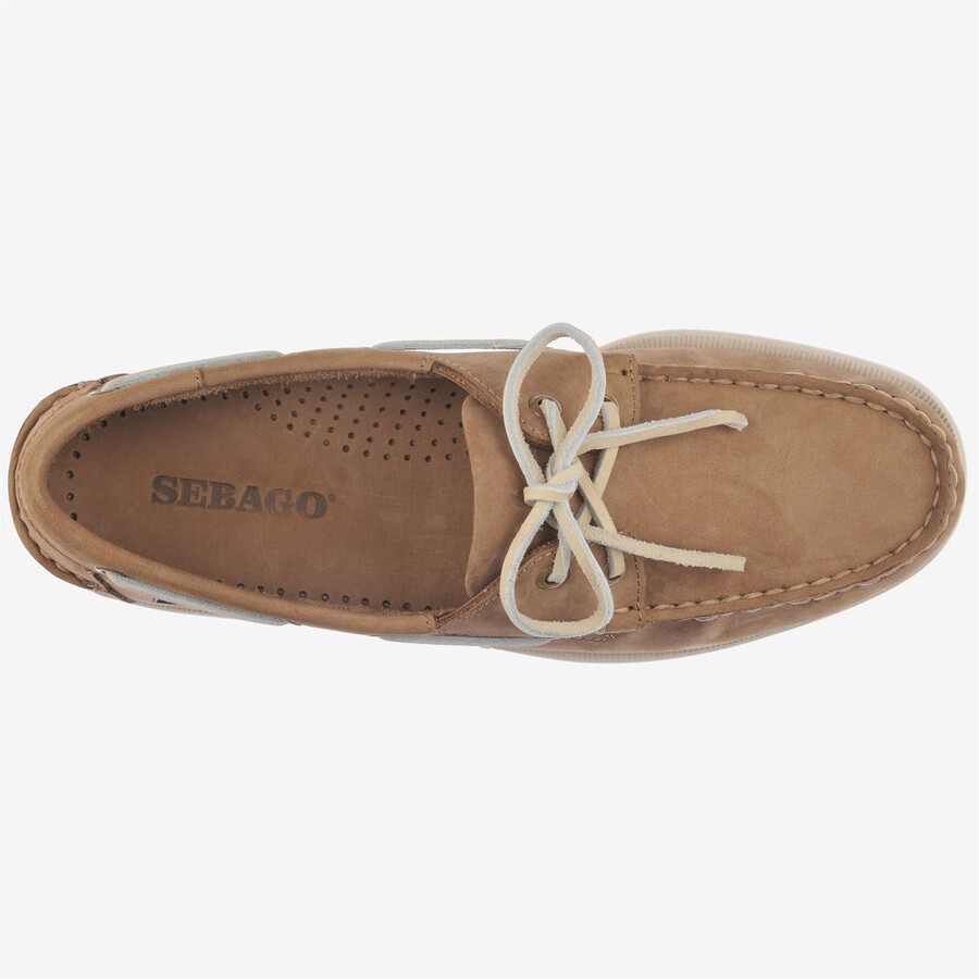 docksides portland nubuck marron taupe