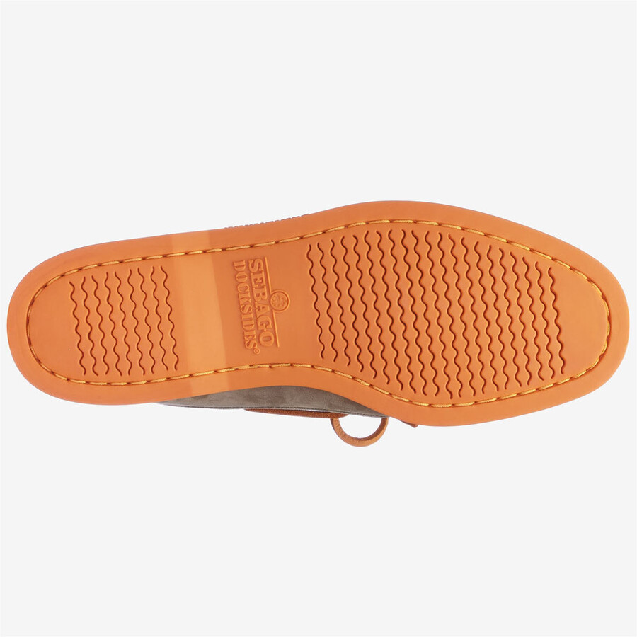 docksides portland nubuck marron taupe-orange
