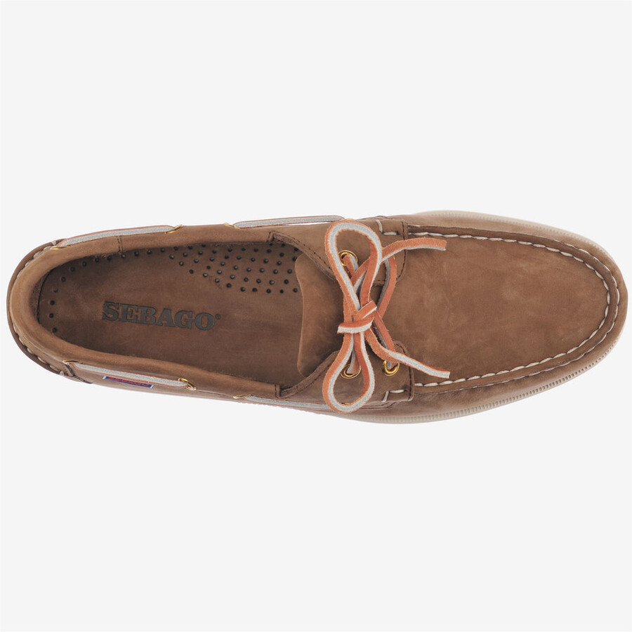 docksides portland nubuck marron jaune foncÉ or