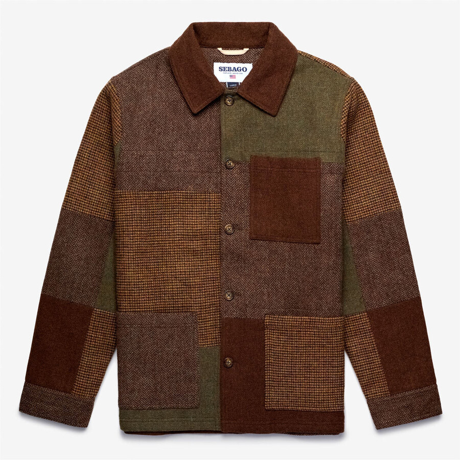 dorr patchwork marron À carreaux multicolore