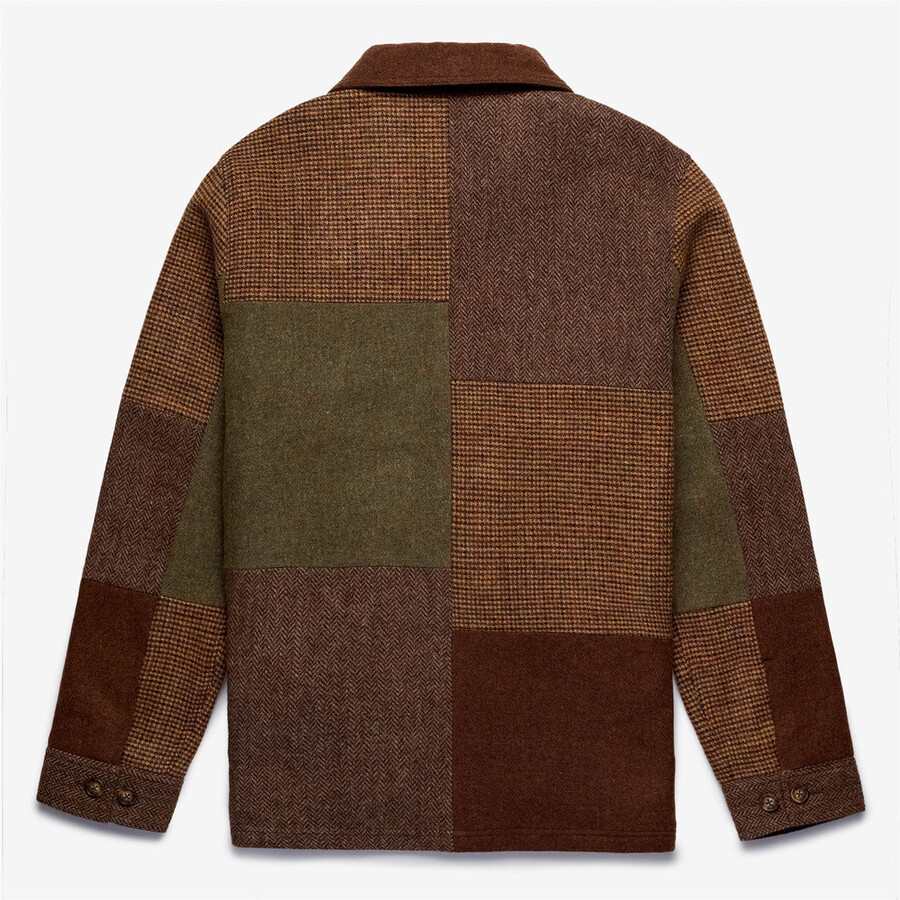 dorr patchwork marron À carreaux multicolore