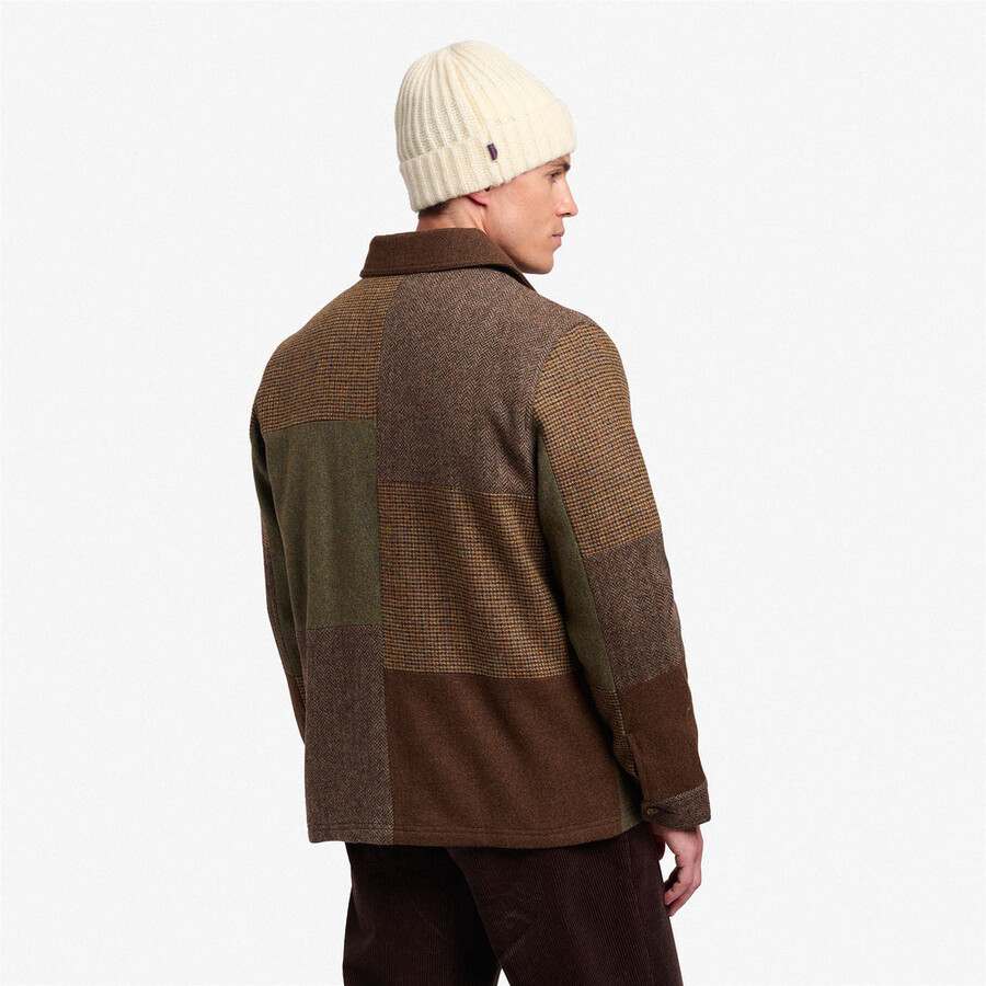 dorr patchwork marron À carreaux multicolore