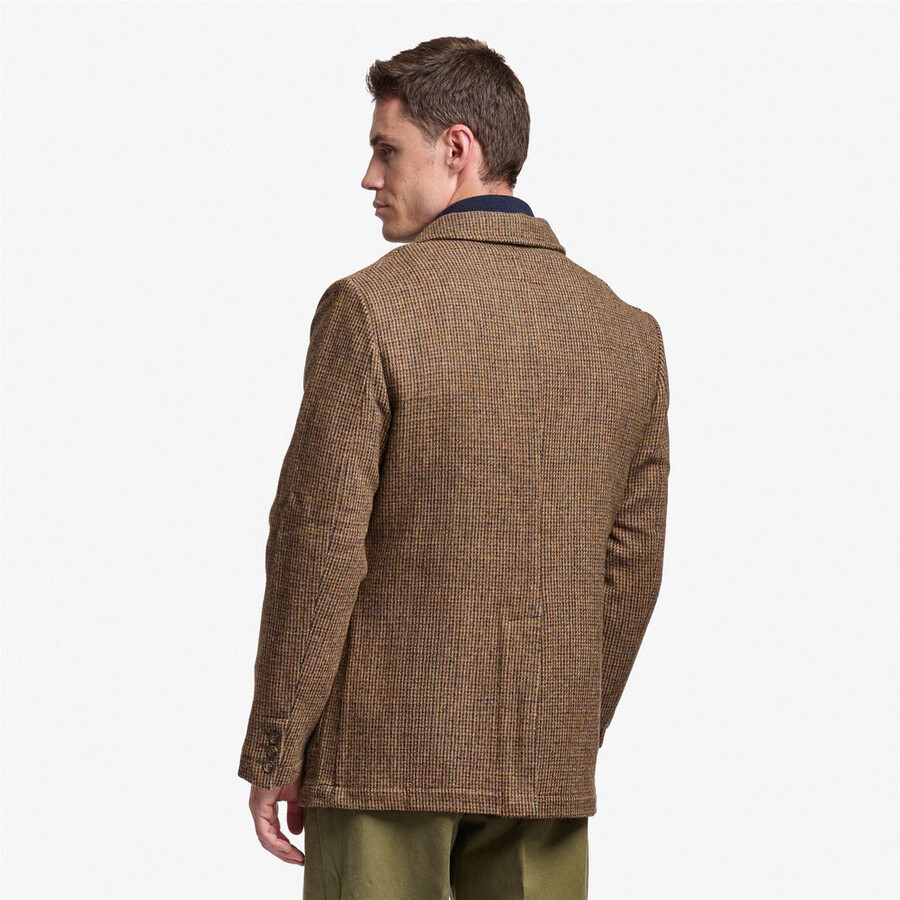 neddick micropieddepoule beige-marron-marine foncÉe