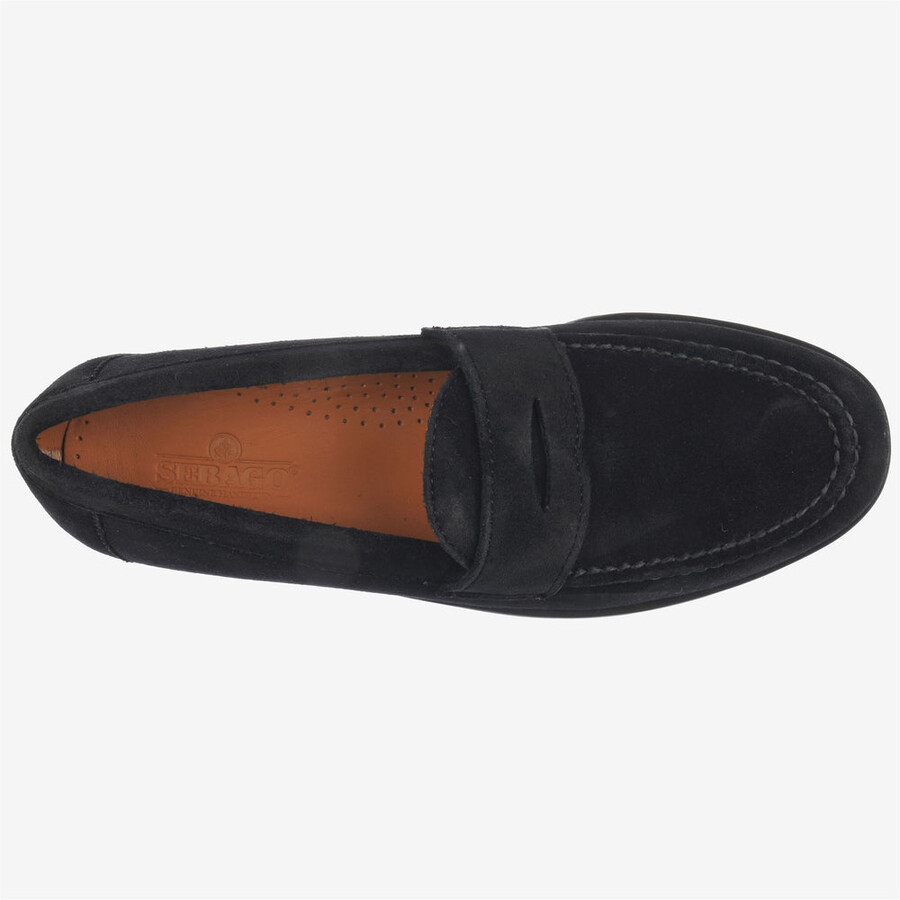ryan suede po bleu marine