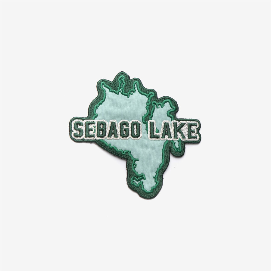 lac sebago azur turquoise-vert