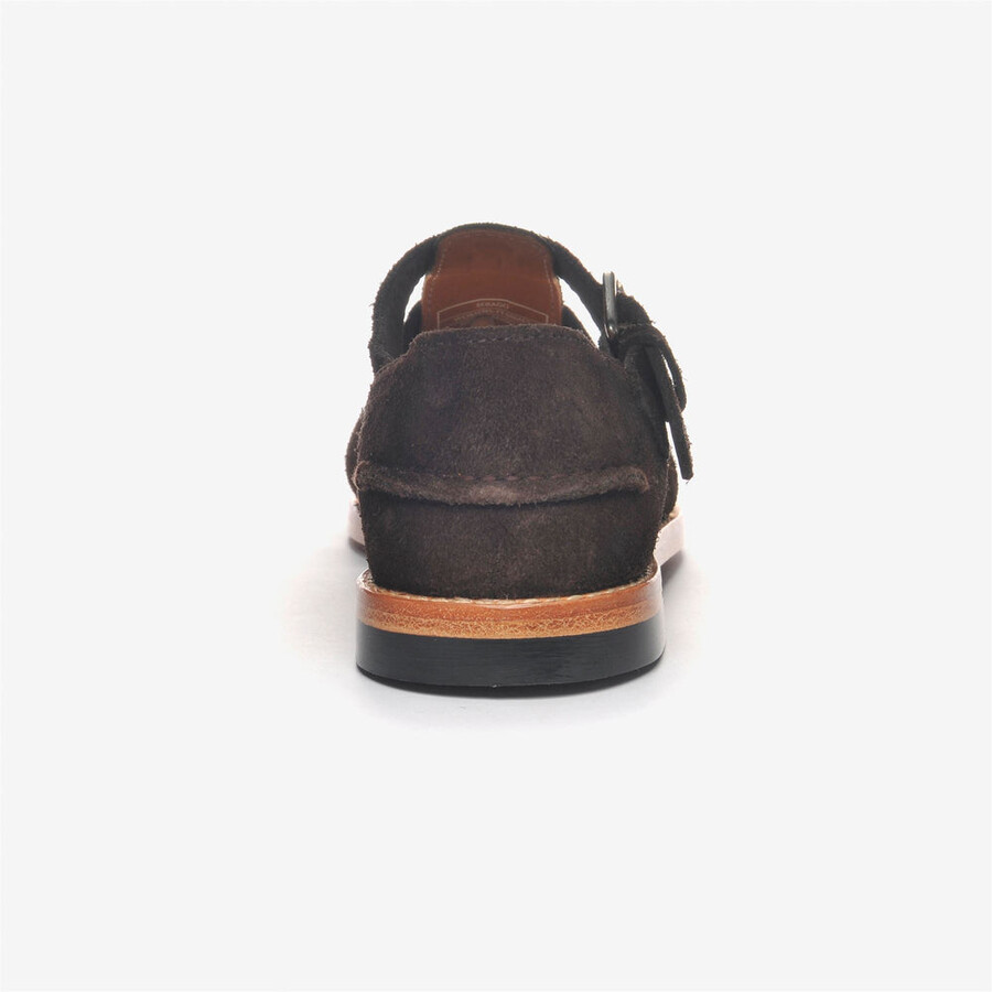 femme gurkha sans peau marron foncé