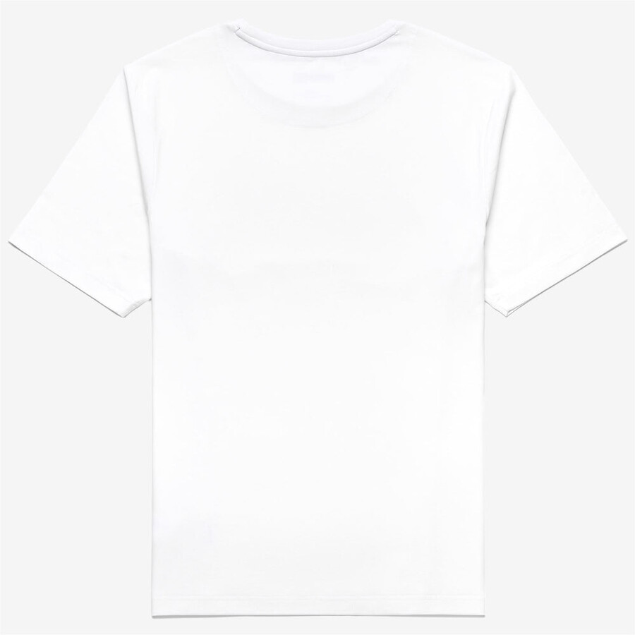 t-shirt blanc à col rond