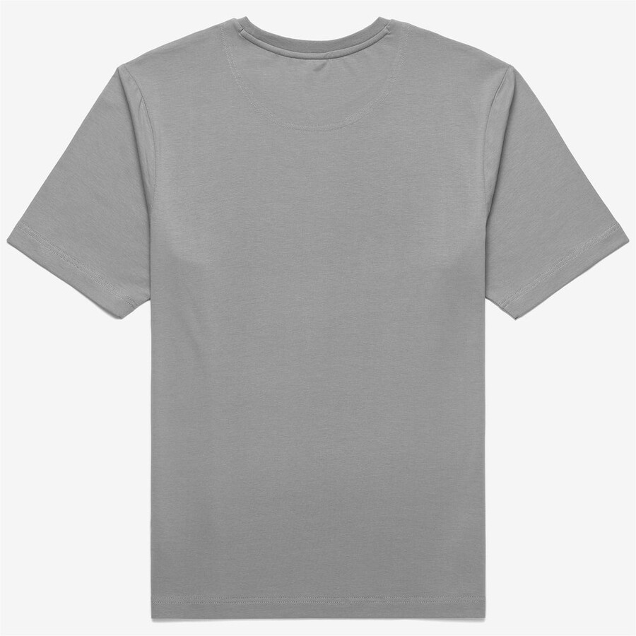 t-shirt col gris glacÉ