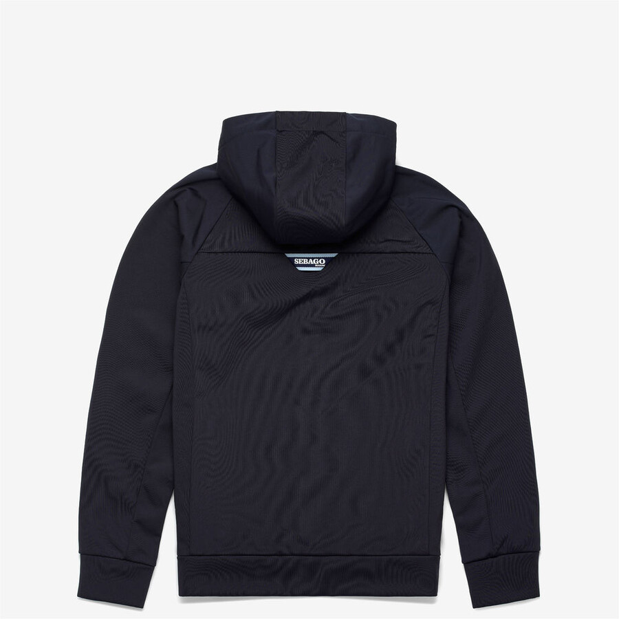 sweat À capuche crew fz bleu marine
